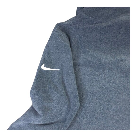 Nike Dri-FIT Sweater Jacket Womens L Cowl Neck Pullover Fleece Side Zip Pockets - Picture 8 of 16